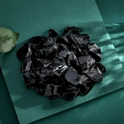 Natural Obsidian Crystal Raw Stones Irregular Healing Crystal Stones For Aromatherapy Essential Oil Diffuser Home Office Decoration