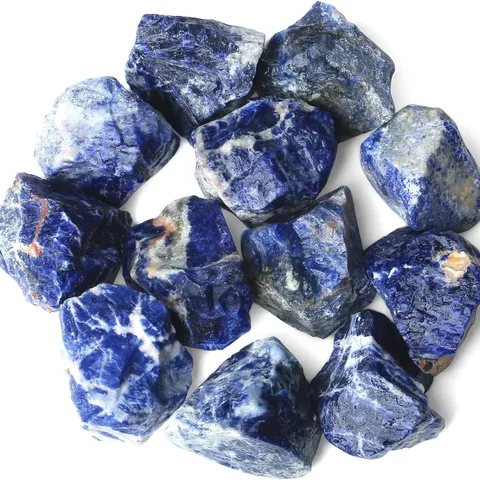 Piedra de Lapislázuli Natural en Bruto para Difusor de Aromaterapia Cristal Decorativo para el Hogar Piedra de Energía Mineral Irregular