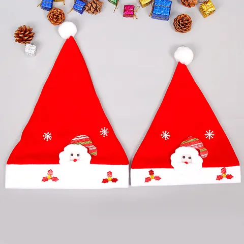 Festive Christmas Velvet Santa Snowman Reindeer Hat Party Costume Photo Prop Holiday Decoration Headwear