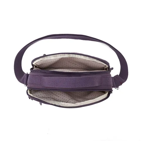 Nylon Women's Crossbody Bag Lightweight Multi Pocket Shoulder Handbag Casual Purse For Lady Everyday Travel Water Repellent Bag