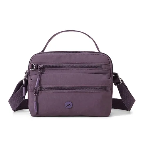 Nylon Women's Crossbody Bag Lightweight Multi Pocket Shoulder Handbag Casual Purse For Lady Everyday Travel Water Repellent Bag