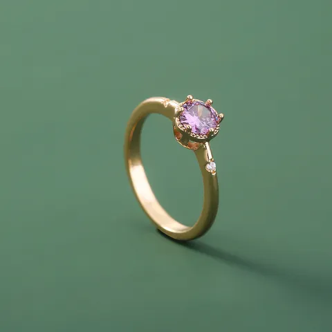 Dames Mode Koper Zirkonia Verstelbare Ring Luxe Geometrische Zirkonia Ingelegde Vingerring Sieraden Cadeau