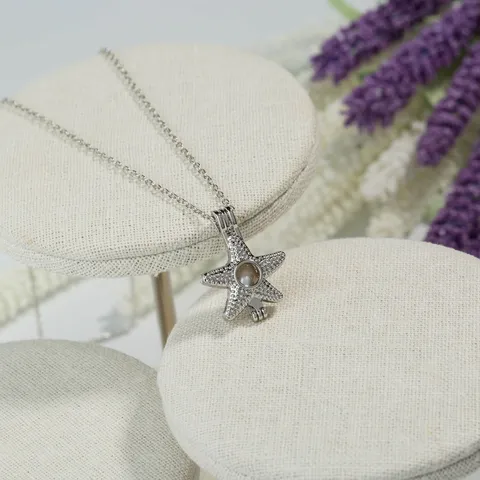 Halloween Leuchtender Seestern Anhänger Halskette Leuchtet Im Dunkeln Legierung Strass Kette Schmuck Für Damen Party Geschenk