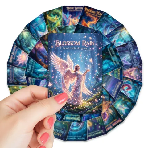 Carte Oracolo di Angelo Fata Mistica Onirica Carte di Guida di Meditazione Autoguarigione in Carta Patinata