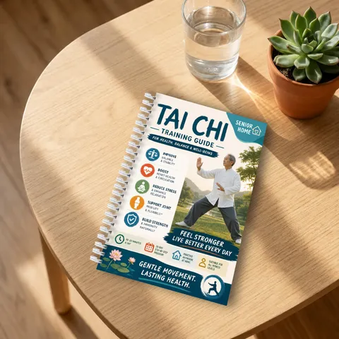 Tai Chi Trainingsanleitung Spiralnotizbuch Senioren Fitness Schritt Plan Handbuch Illustriertes Übungsbuch Für Ältere Menschen Heft