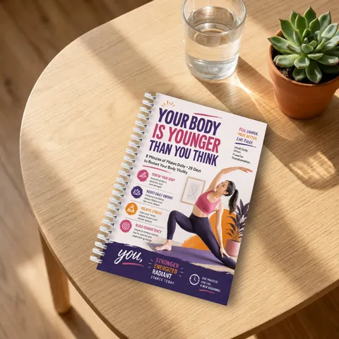 Quaderno a Spirale Piano di Esercizi Giornalieri Pilates 28 Giorni Organizzatore di Allenamento Fitness per Donna Libro di Record
