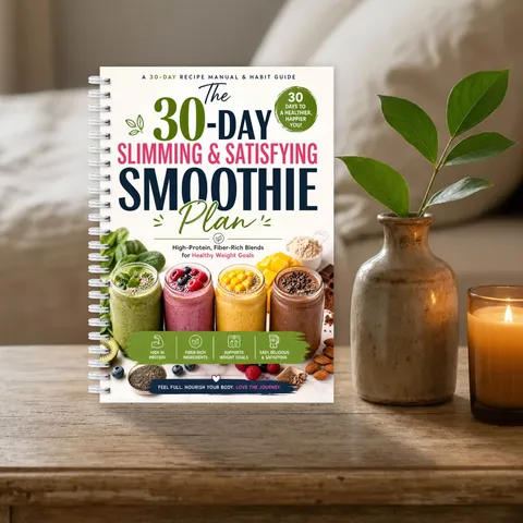 El Cuaderno de Espiral The 30-Day Slimming And Satisfying Smoothie Plan A5 Diario de Recetas Manual de Seguimiento de Salud
