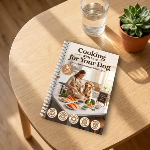 Dog Food Recipes Spiral Notebook Pet Health Journal Natural Ingredients Homemade Diet Planner Coil Bound Book Gift