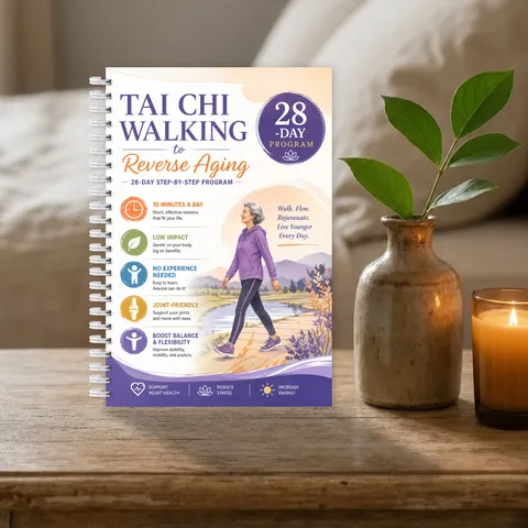 Quaderno a Spirale Programma di Salute Tai Chi di 28 Giorni Pianificatore Fitness A5 Rilegato a Spirale per Adulti Guida di Allenamento