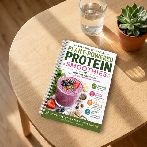 Cahier à Spirale Recettes Smoothies Protéinés Végétaux Guide Nutritionnel Manuel Pour Plan Regimes Organisateur Repas