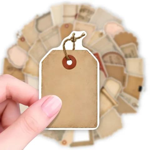 Vintage Invecchiato Diario Adesivi Carta Retro Scrapbooking Etichette Adesive Decalcomanie Per Fai Da Te Artigianato Agenda Taccuino Decorazione