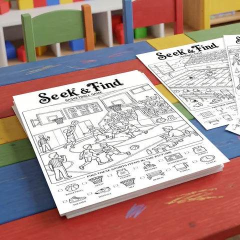 Póster Para Colorear Tema Deportivo Buscar Y Encontrar Para Niños Dibujo De Línea Educativo Papel De Pintura Para Escuela Hogar Actividad