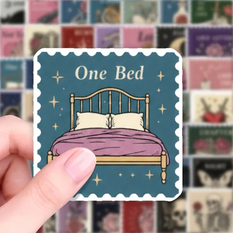 Vintage Postzegel Stijl Stickers Retro Handgetekende Decoratieve Stickers Voor Scrapbooking DIY Journaling Stationery Stickers