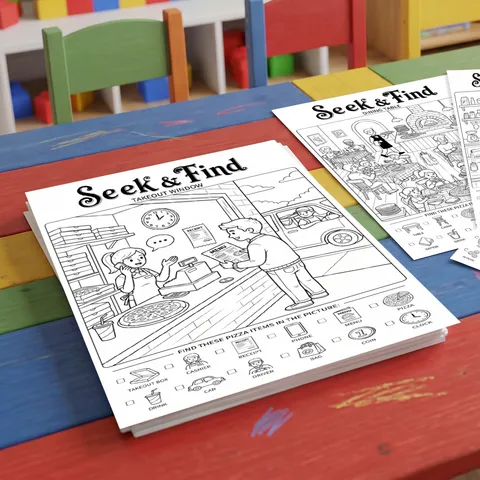 Posters à Colorier Pour Enfants Recherche Et Trouvaille Papier à Dessin Éducatif Pour Enfants Cadeau Artisanal
