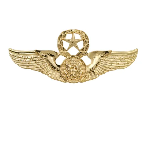 Vintage Military Style Eagle Star Brooch Pin Gold Silver Plated Alloy Wing Badge Men Women Fashion Suit Lapel Accessory