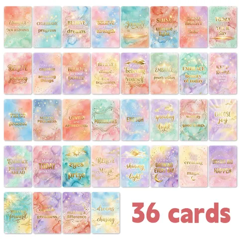 Tarjetas de Felicitación de Bronceado Inspiradoras Estilo Acuarela Citas Motivacionales Para Decoración Cumpleaños Mensaje