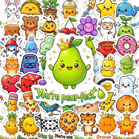Cute Cartoon Reward Stickers For Kids Students Motivational Praise Stickers For School Teacher Classroom Reward Decor