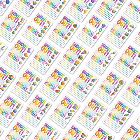 Frisch Niedlich Neon Verlauf Slogan Kunstdruckpapier Farbgedruckt Haftnotizen Dekorative Karten Für Schule Zuhause Universell