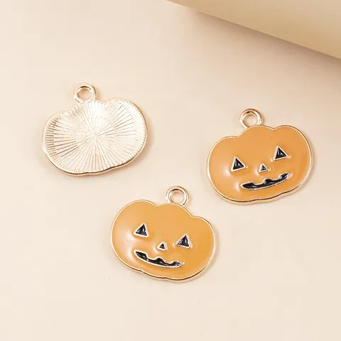 Halloween Κολοκύθα από Κράμα Σμάλτου Μενταγιόν για DIY Κολιέ Βραχιόλι Μπρελόκ Κατασκευή Κοσμημάτων Αξεσουάρ Χειροτεχνίας