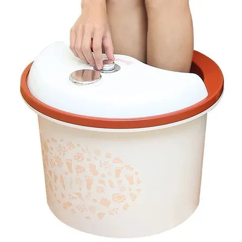 Multi-Layer Thickened Insulated Foot Bath Tub Magnetic Massage Foot Soaking Basin With Lid Digital Display Wellness Spa For Adults