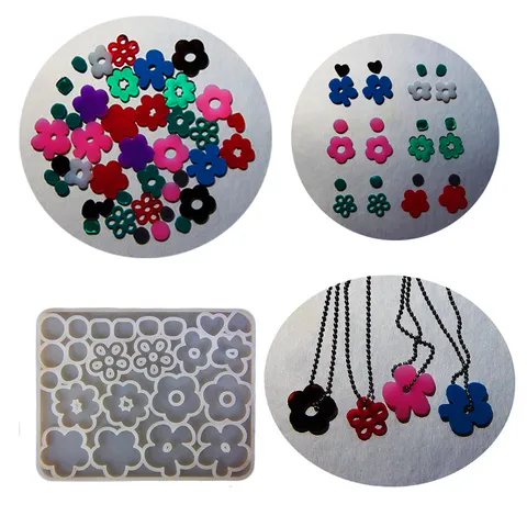 INS Stil DIY Blumen Silikonform Harz Gussform Epoxid Spiegelform Handwerk