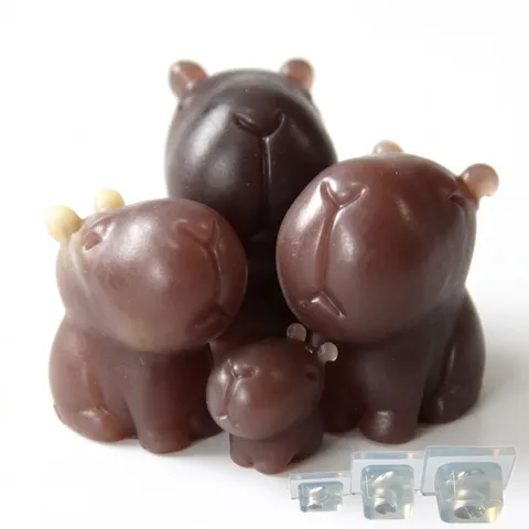 Süße Capybara Silikonform Transparente 3D Tier Harz Gussform DIY Handwerk Anhänger Backform