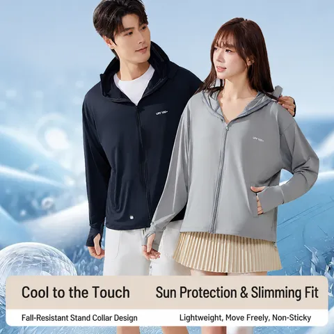Unisex Sun Protection Clothing UV Protection Loose Hooded Jacket Long Sleeve Outdoor Casual Sports Sun Protective Outerwear