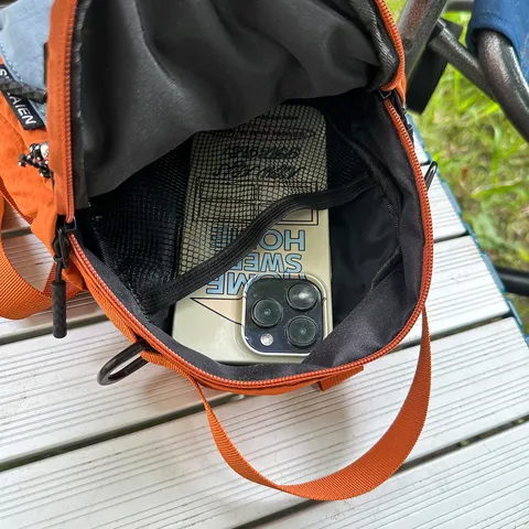 Leichter Nylon Konvertierbarer Rucksack Lässig Farbblock Kordelzug Umhängetasche Große Kapazität Outdoor Reisen Handytasche