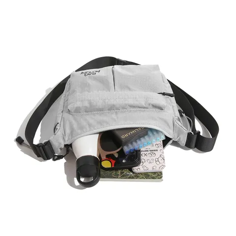 Lightweight Nylon Crossbody Bag Men Women Casual Shoulder Bag Sport Outdoor Cycling Messenger Bag Grid Pattern Small Phone Pouch