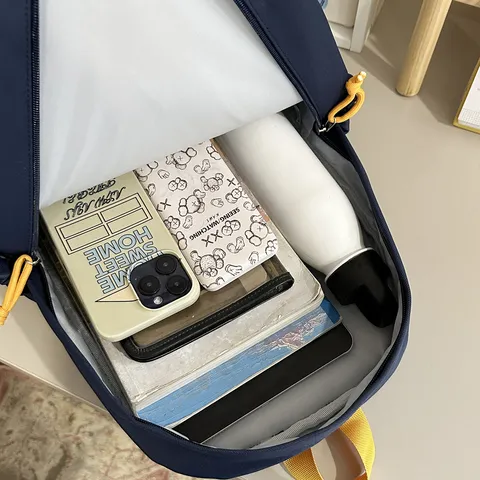 Japanse Stijl Meisje Strik Rugzak Grote Capaciteit Nylon Schooltas Voor Studenten Kawaii Strik Kant Hanger Tas