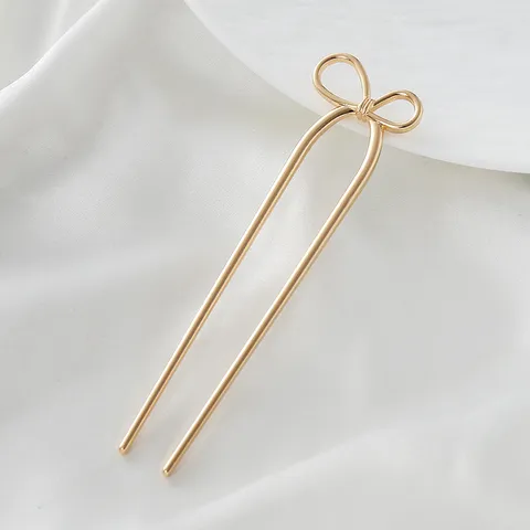 Horquilla para el Cabello de Estilo Chino Moderno Aleación Galvanizado Forma de U Estrella de Mar Concha Perlas Artificiales para Hanfu Cheongsam Mujer