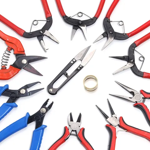 Mini Jewelry Pliers Set Multi-Functional Manual Alloy Pliers For DIY Handmade Jewelry Making Tools Diagonal Cutters Needle Nose Pliers Crafting Supplies