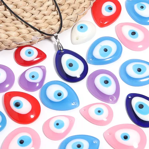 Hars Boze Oog Hanger Bedels Druppel En Ronde DIY Sieraden Maken Accessoires