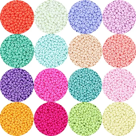 Glass Drop Beads Spray Painted Teardrop Loose Beads For DIY Earrings Bracelet Jewelry Making Craft Accessories