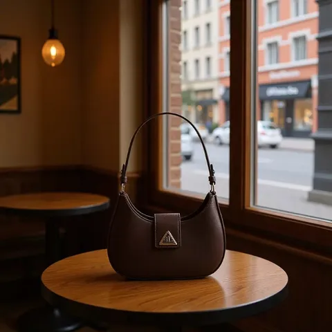 Korean Style PU Leather Crescent Underarm Bag Casual Solid Color Shoulder Bag Versatile Daily Handbag For Women