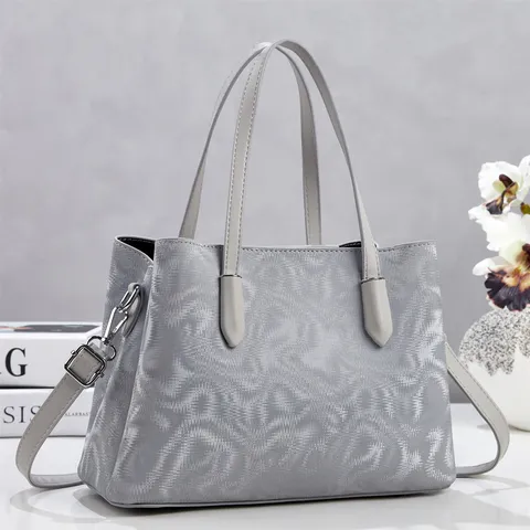 Γυναικείο Μεγάλης Χωρητικότητας Tote Bag Δερμάτινο PU Fashion Casual Urban Minimalist Shoulder Handbag Με Φερμουάρ και Ραμμένες Λεπτομέρειες