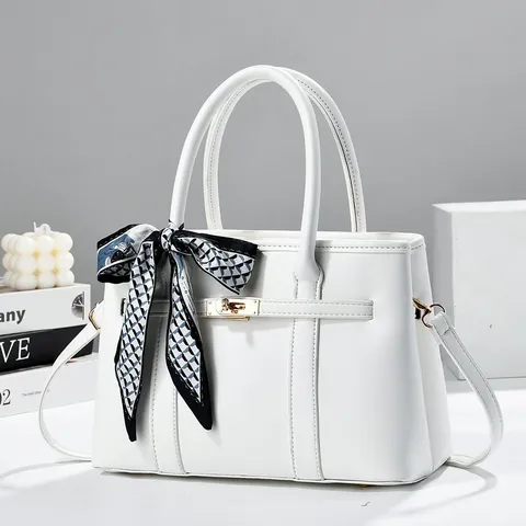 Minimalistischer PU Leder Henkeltasche Für Damen Elegantes Schloss Satchel Handtasche Urban Mode Tägliche Umhängetasche