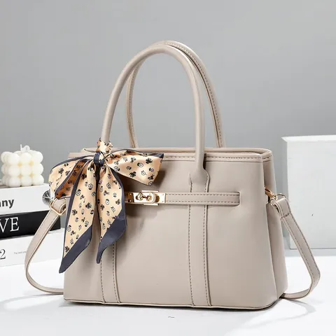 Minimalistischer PU Leder Henkeltasche Für Damen Elegantes Schloss Satchel Handtasche Urban Mode Tägliche Umhängetasche