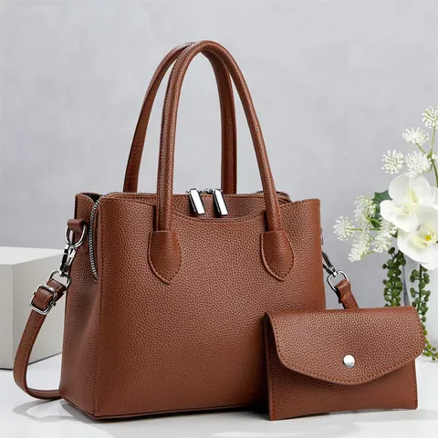 Damen Große Kapazität PU Leder Henkeltasche Casual Städtisch Minimalistische Handtasche