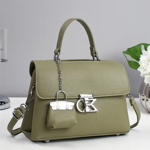 Damen Mode PU Leder Henkeltasche Umhängetasche Casual Chic Kleine Quadratische Handtasche Elegante Schultertasche Mit Metallschloss