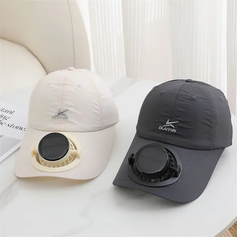 Unisex Baseball Cap με Ηλιακό Ανεμιστήρα Αναπνεύσιμο Στεγνώνει Γρήγορα Αντηλιακή Προστασία Καπέλο Ψαρέματος