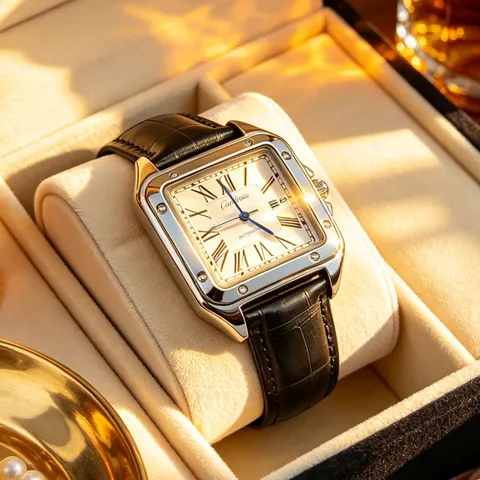 Minimalist Square Quartz Watch For Men Women Fashion Casual Business Dress Wristwatch Couple Watch