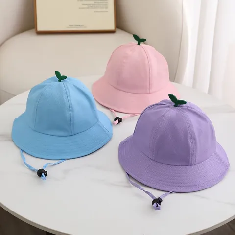 Süßer Baumwolle Kinder Fischerhut Japanischer Stil Keimling Deko Sonnenschutz Sonnenhut Outdoor Strandhut Für Babys Jungen Mädchen