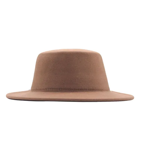 Klassischer Wollfilz Fedora Hut Für Damen Herren Breite Krempe Panama Jazz Hut Elegant Vintage Herbst Winter Hut