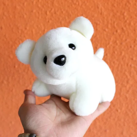 Simpatico Peluche di Orso Polare Bianco Bambola di Peluche Con Amici della Vita Marina Giocattolo Morbido Decorazione per la Cameretta