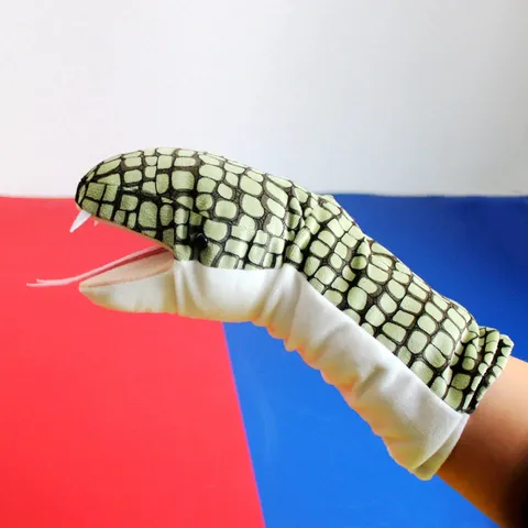 Burattino a Mano di Serpente di Simulazione Peluche 12 Zodiaco Animale Imbottito Bocca Mobile Giocattolo