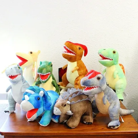 Simulation Dinosaurus Pluche Speelgoed T-Rex Triceratops Stuffed Animal Soft Doll Children Holiday Gift Cute Dinosaur Toy