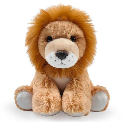 Simatico Peluche di Animale Selvatico Simulato Bambola Seduta Imbottita Morbida Bambola in Poliestere Regalo di Compleanno per Bambini