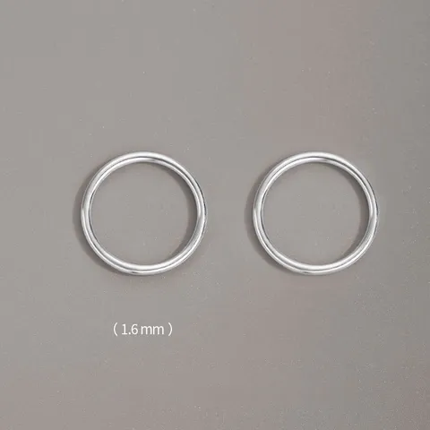 Minimalistisch 999 Feinsilber Glatter Bandring Für Damen Herren Glatt Geometrisch Offener Fingerring Modeschmuck Geschenk