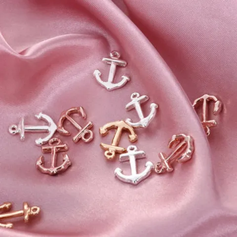 Legierung Anker Anhänger DIY Schmuckherstellung Zubehör Für Halskette Armband Basteln Europäischer Stil Metall Anhänger
